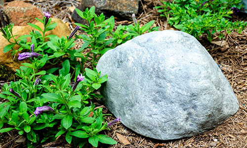 fake rock hidden camera