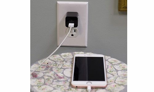 phone charger spy camera