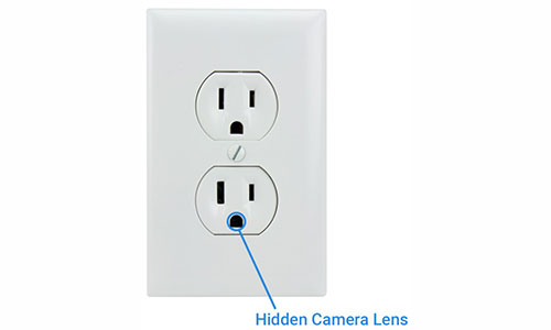 wall outlet hidden camera