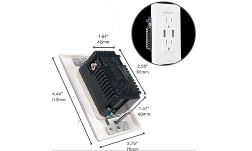 hidden camera wall outlet